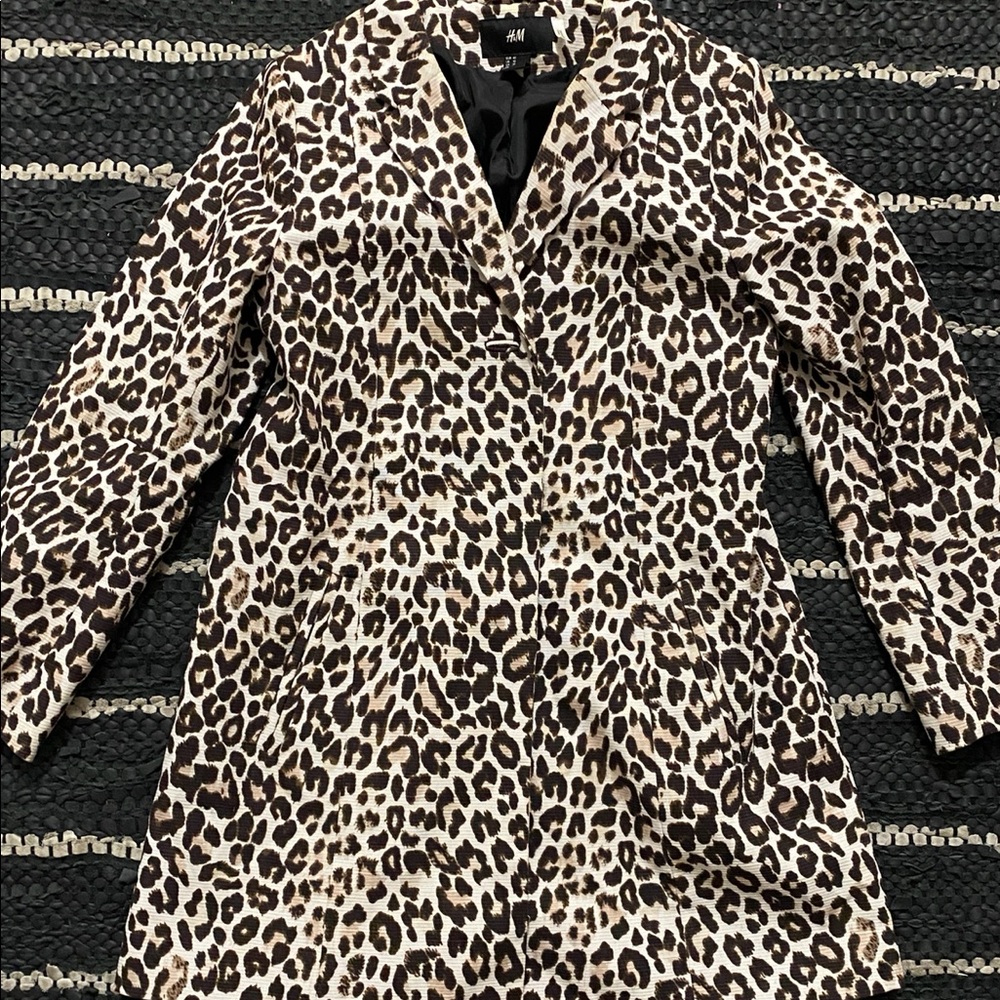 Leopard print spring coat H and M